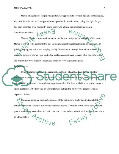 What skills of a leader does she possess