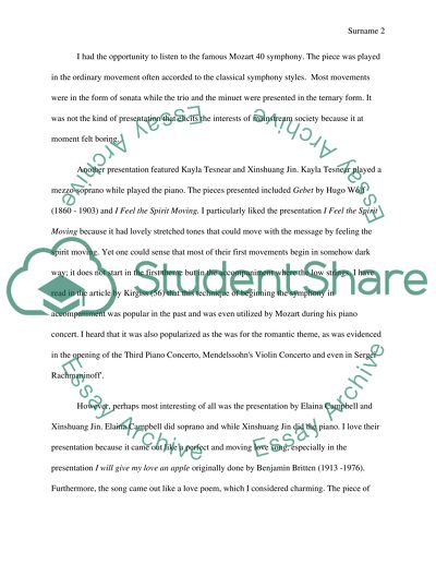 World Voice Day Lecture & Recital: Concert Report