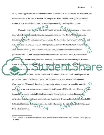 Reign and Election of Obama since 2009