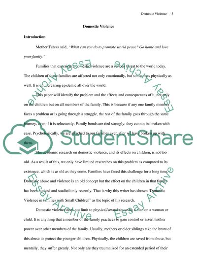 Family Theories Paper