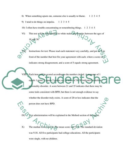 Personality scale essay picture