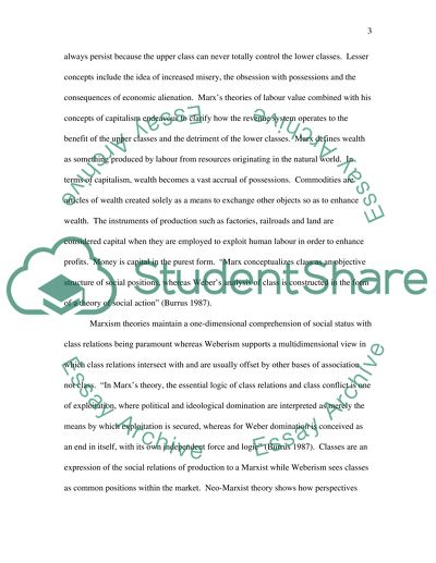 Karl Marx, Max Weber, and Capitalism