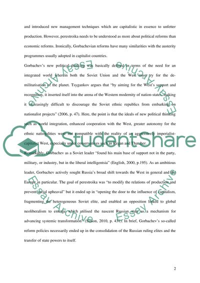 Did Gorbachev Succeed in De-ideologising Soviet Foreign Policy