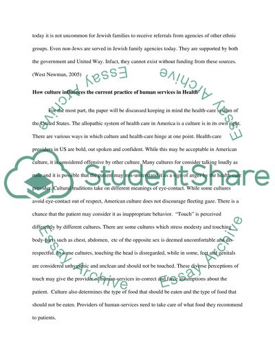 Practice of Human Services across Different Cultures and Populations
