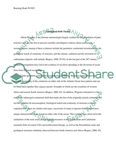 Continental Drift Theory