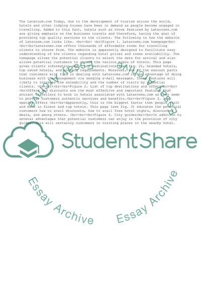 Observation of the Lateroom.com Website