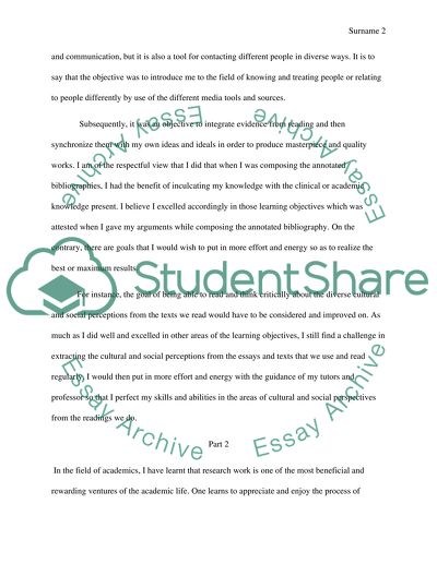 Reflection of this course