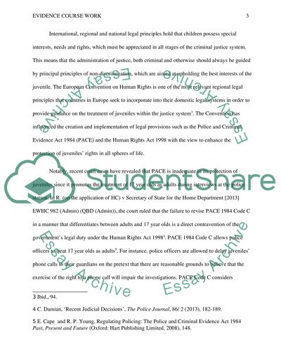 Young Offenders and the Law