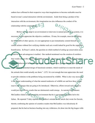 Human Imagination and Interaction with the Environment