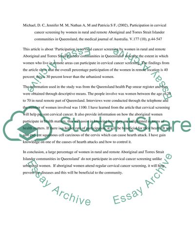 Analysis of Articles about Remote-Area Aboriginal Medicine