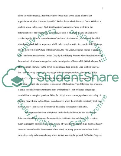 The Rise of Science and the Aesthetic Reaction