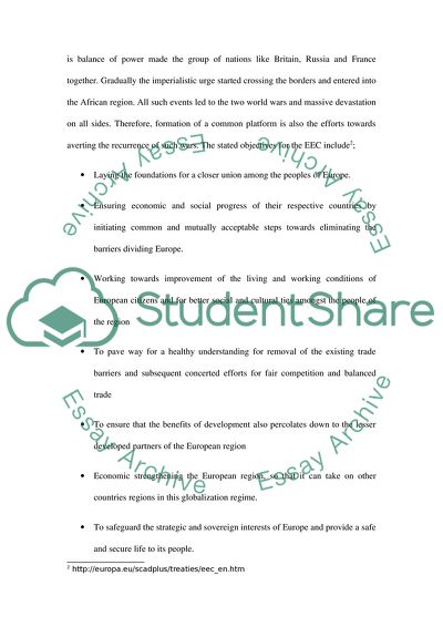 The European Economic Community