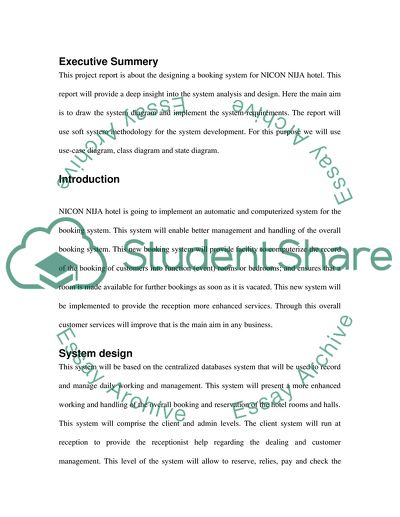 Designing a Booking System for NICON NIJA Hotel