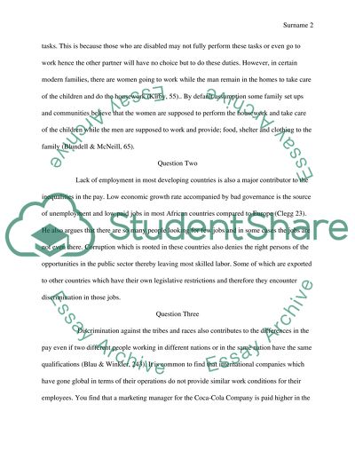 Economic of race and gender