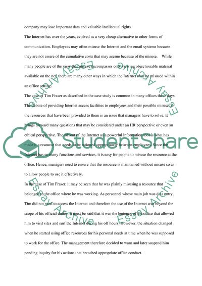 Using Official Resources for Non-Work Activities