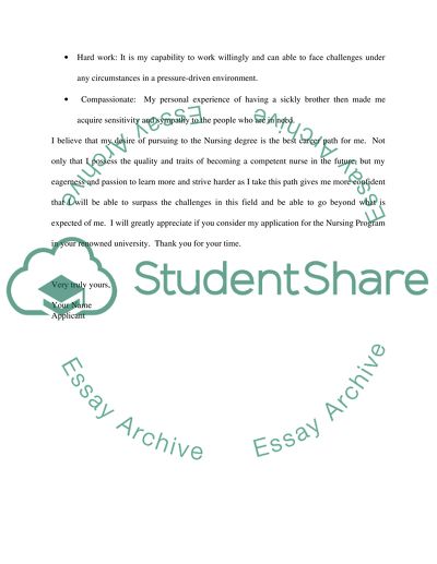 Life experiences that has led you to nursing as a career path