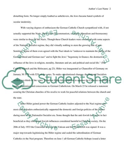 Connection between Holocaust and Jewish-Christian Relations