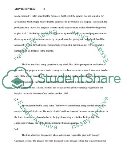 The Process of Childbearing