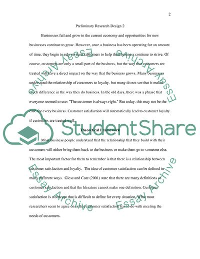 Preliminary thesis definition picture