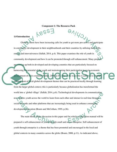 Global Issues in Youth and Community Development
