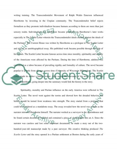 the scarlet letter nathaniel hawthorne essay Free essay: “a bloody scourgerigorously, and until his knees trembled beneath him, as an act of penance” (hawthorne, 141) in the scarlet letter, by. the scarlet letter nathaniel hawthorne essay Free essay: “a bloody scourgerigorously, and until his knees trembled beneath him, as an act of penance” (hawthorne, 141) in the scarlet letter, by.