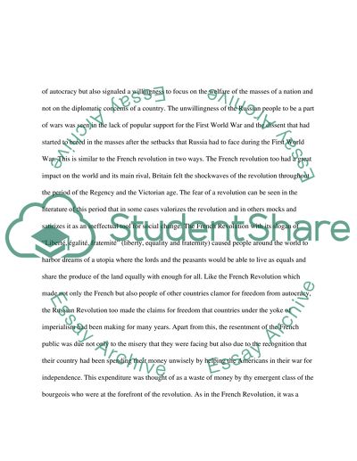 The Russian Revolution