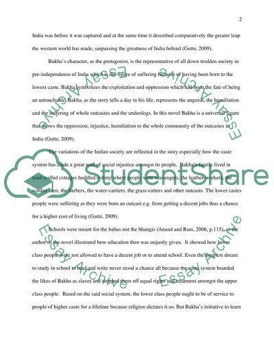 Untouchable by Mulk Raj Anand