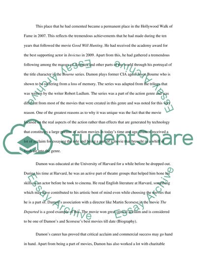 Filmography of Matt Damon