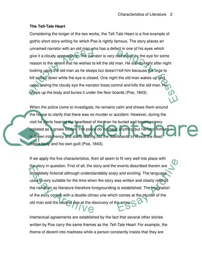 The Characteristics of Literature