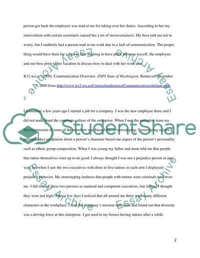 Week Two Discussion Questions