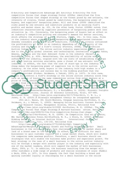 DQ1 e-activity and DQ2 Competitive Advantage