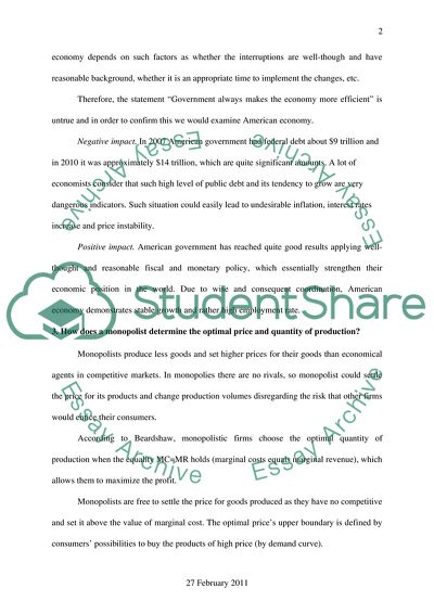 How Would an Economist Determine the Optimal Amount of Pollution