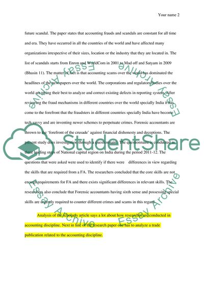 Academic Disciplines - Different Methods of Teaching of Finance and Accounting