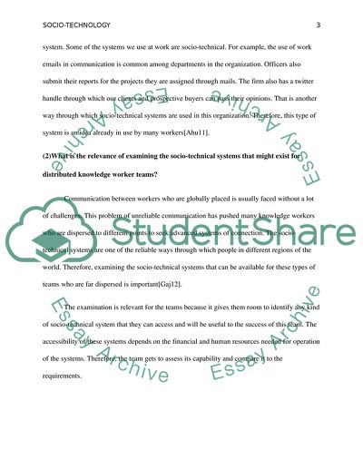 Swift Trust in Socio-Technology