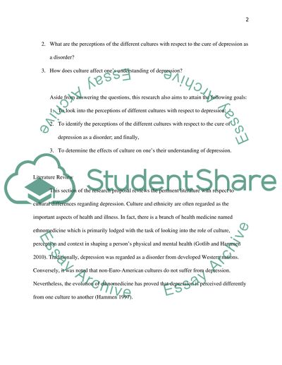 How people from different cultures view depression