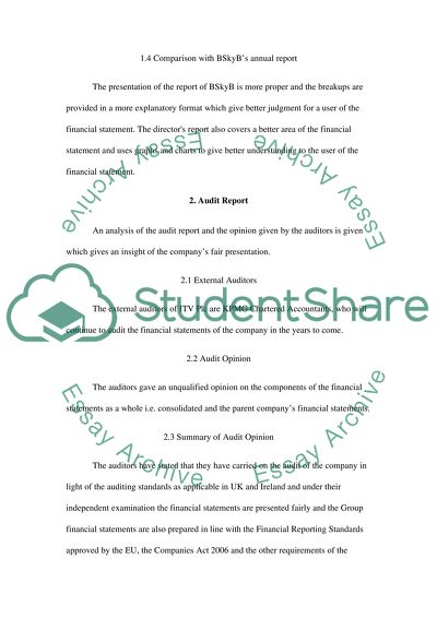 Financial Statement and Importance of the Directors Report