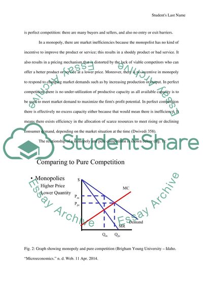 Question:Monopoly is often considered to be inefficient compared to perfect competition