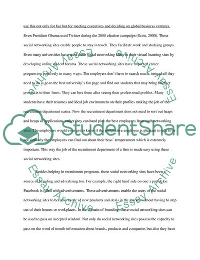 Career Progression and Social Networks