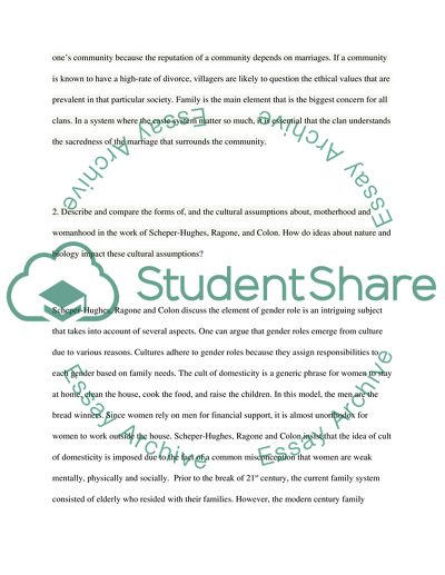 Different Forms of Marriage and Family Shaped by the Societies Around them