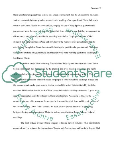 Importance of the Book of Jude for the Church Today