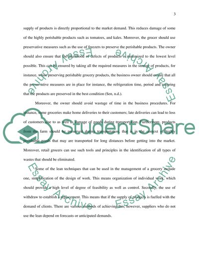 How Lean Management Can Be Applied to a Grocery Retailer