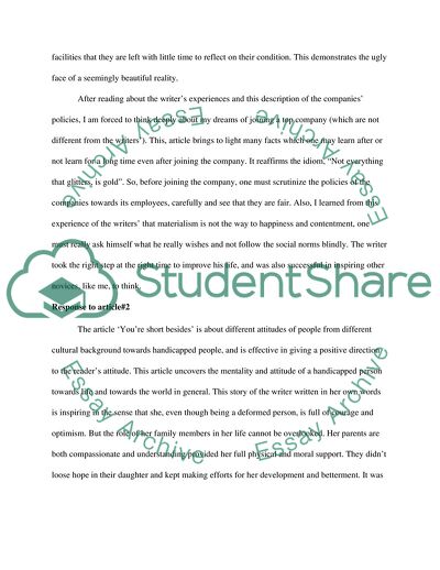 Three Different Stories