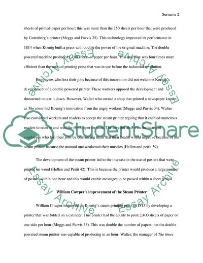 The Industrial Revolution and Effects on Graphic Design