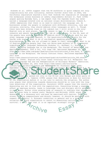 English-Only Rules in the Workplace