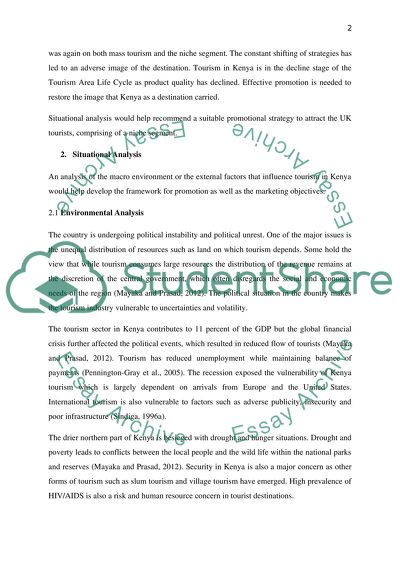 The Tourism Sector in Kenya