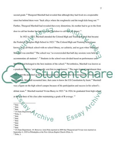 Thurgood Marshall and his impact on the American civil rights movement