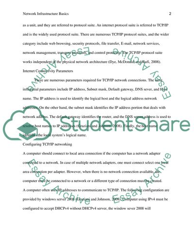 Network Infrastructure Basics