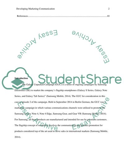 Developing Marketing Communication