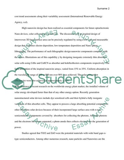 Perspective Of Renewable Energy Technologies