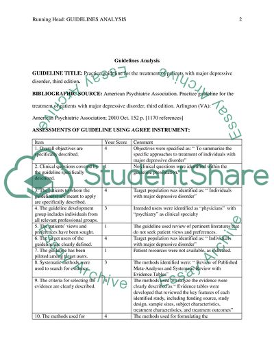 depressive disorder essay